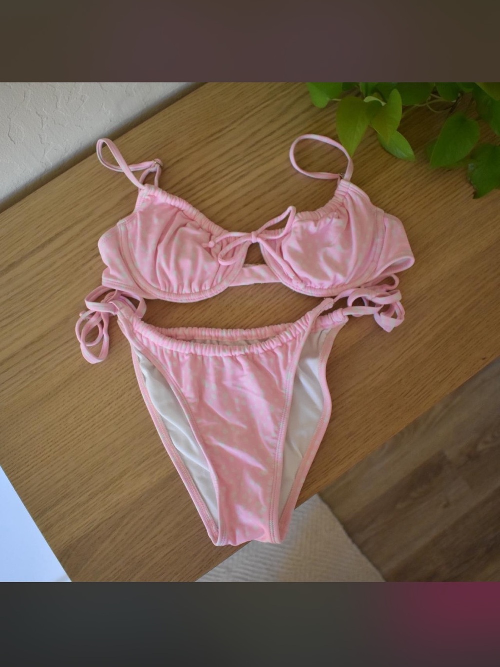 Xhilaration Pink Bikini Set